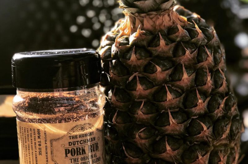 Ananas van de BBQ