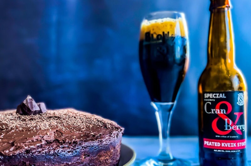 "Death by Chocolate" stout beer taart